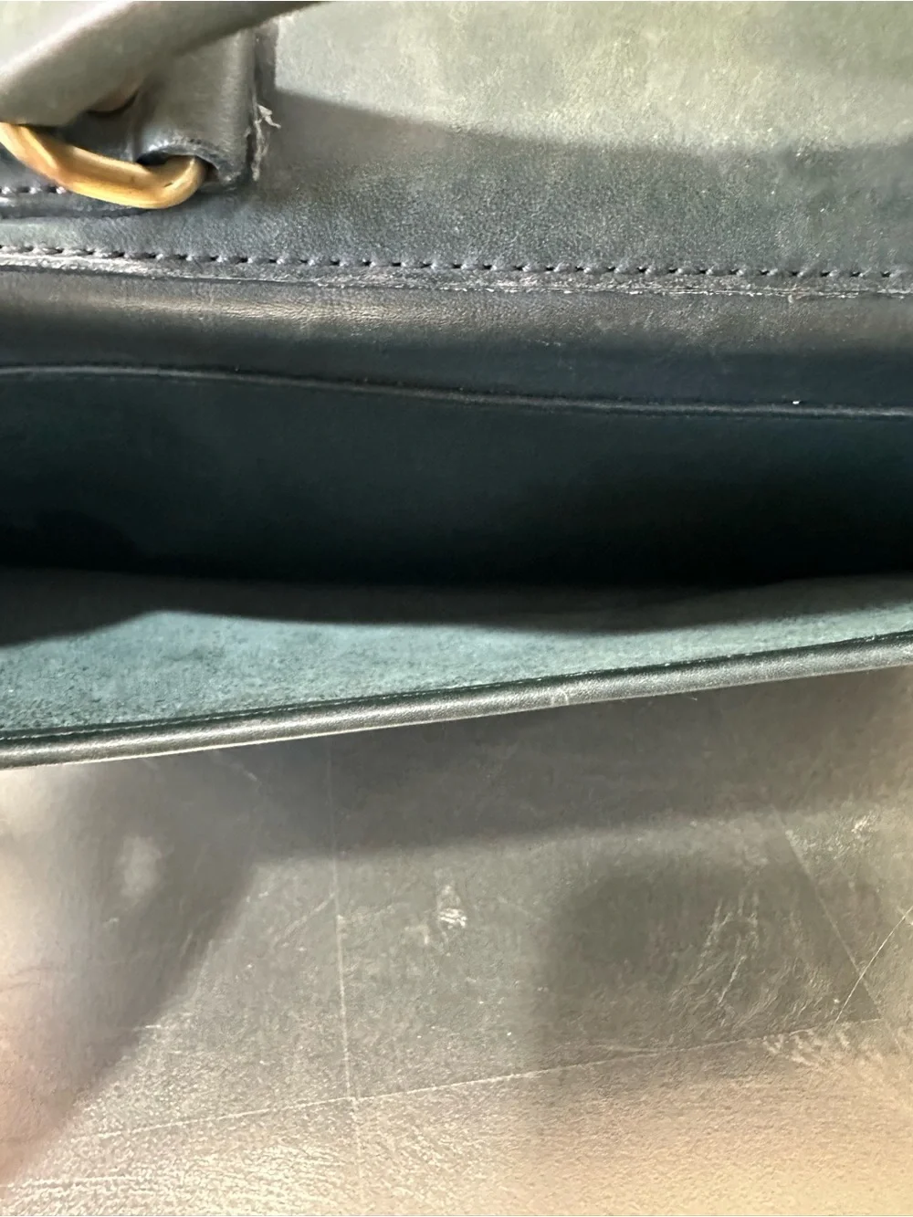 Coach vintage Men's Black Leather Briefcase with Shoulder Strap